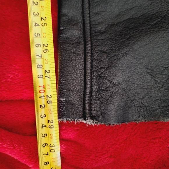 ⤵️Ladies Black Leather Chaps *MEDIUM❤️ - Picture 7 of 14